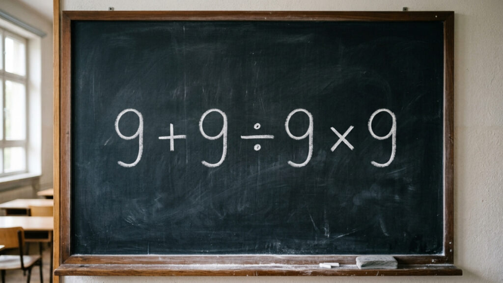 Pouca gente percebe a pegadinha em 9 + 9 ÷ 9 × 9, você acerta de primeira?