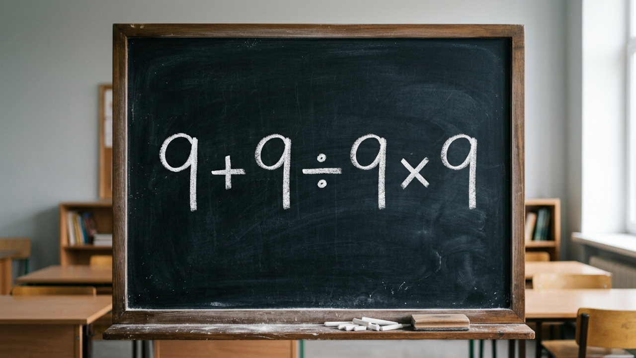 Pouca gente percebe a pegadinha em 9 + 9 ÷ 9 × 9, você acerta de primeira?