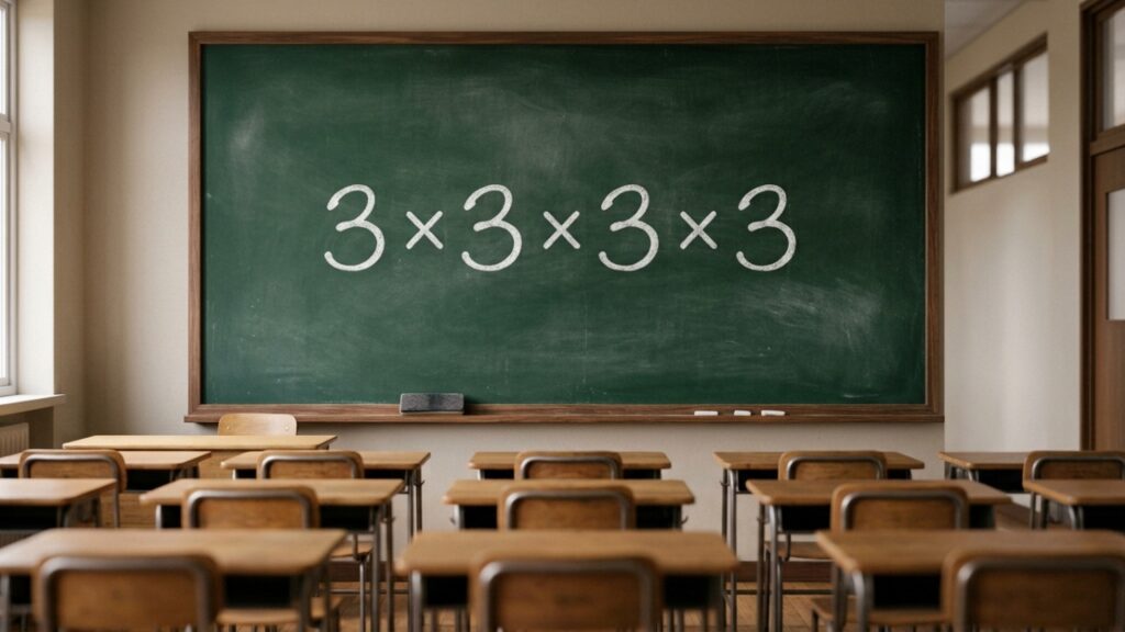 Apenas 1 em cada 5 acerta o resultado de primeira: quanto é 3 x 3 x 3 x 3?