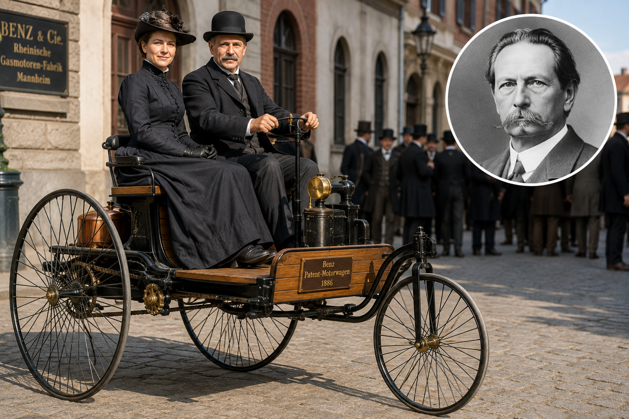 Em 1885, Karl Benz criou o primeiro carro movido a gasolina da história: como sua invenção deu origem à indústria automobilística