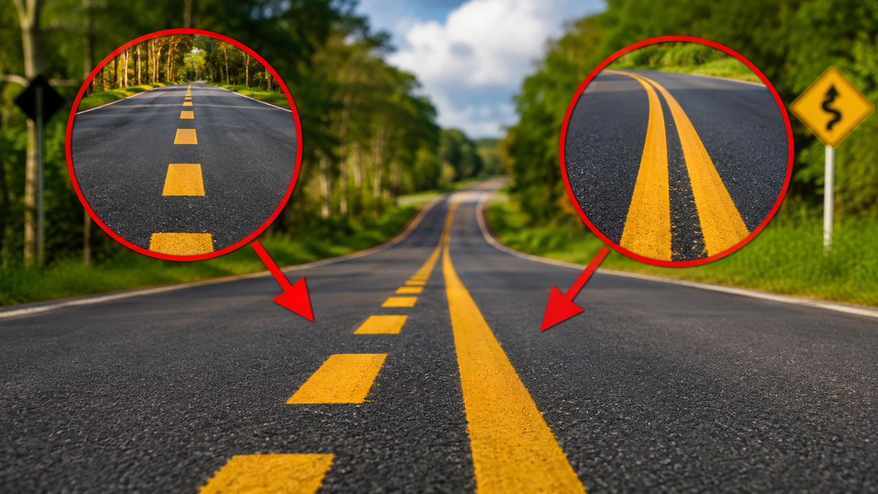 O Que Significa A Faixa Amarela Pintada No Meio Da Estrada Que Muitos Motoristas Interpretam De Forma Errada