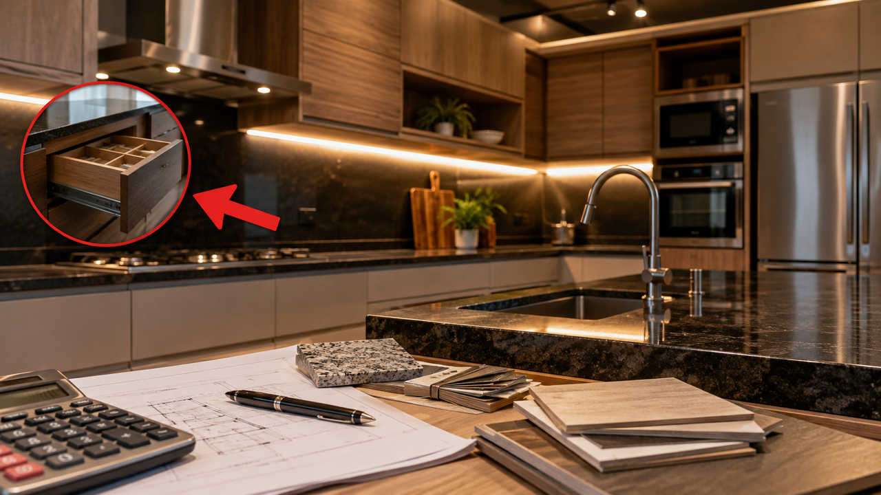 Quanto custa instalar uma cozinha planejada em uma casa de 80 m² e quais gastos aparecem além dos móveis
