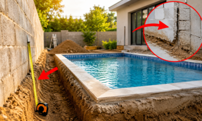 Proprietário constrói piscina muito próxima ao muro do vizinho sem respeitar a distância exigida e recebe notificação para corrigir a obra com base na legislação municipal