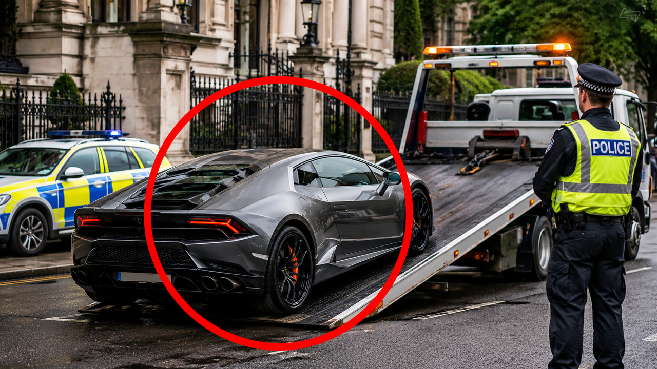 A polícia apreendeu sua Lamborghini de R$ 18 milhões meia hora depois que ele assumiu o volante pela primeira vez