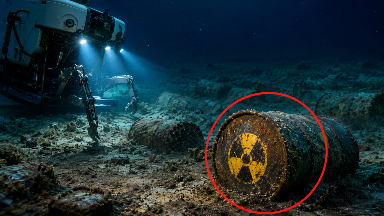 Cientistas encontram 200.000 barris de resíduos radioativos no oceano
