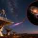Astrônomos recebem um sinal laser de um objeto localizado a 8.000 milhões de anos-luz da Terra
