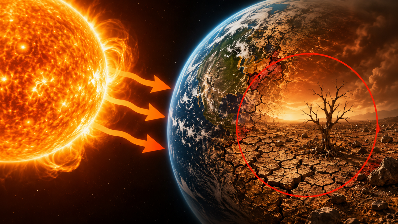Cientistas estimam que a Terra perderá condições favoráveis à vida muito antes da fase de gigante vermelha do Sol, devido ao aumento gradual da luminosidade solar e ao aquecimento