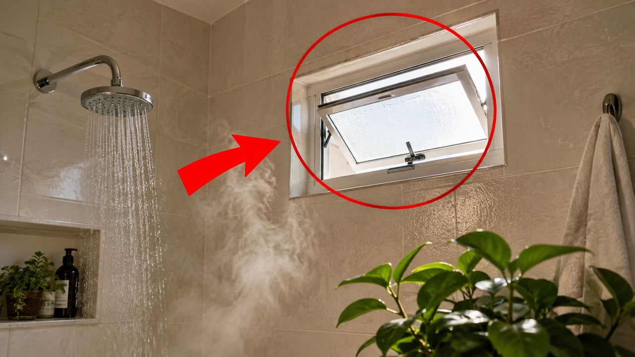 Por que sempre fazemos uma pequena janela no banheiro e qual é a função dela na ventilação da casa?
