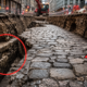Arqueólogos que escavavam para uma nova estação desenterraram uma estrada romana de 30 metros preservada sob a cidade desde o século II