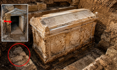Câmara Funerária Romana De 6 Toneladas É Encontrada Após Permanecer Selada Por Mais De 1.800 Anos Sob Um Antigo Monumento
