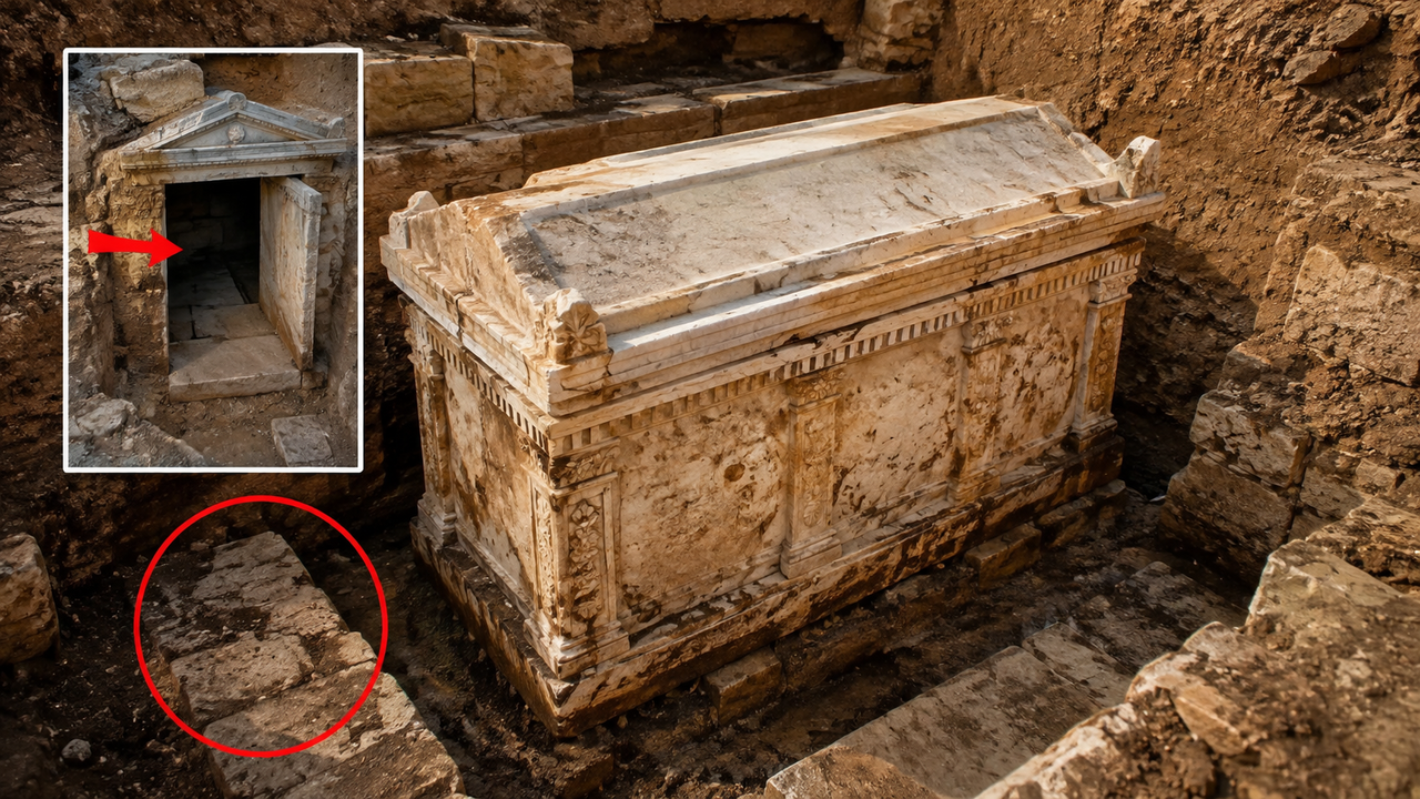 Câmara Funerária Romana De 6 Toneladas É Encontrada Após Permanecer Selada Por Mais De 1.800 Anos Sob Um Antigo Monumento