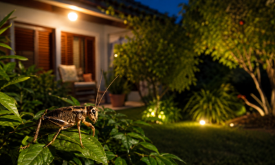 Se você ouve grilos em sua casa ou jardim durante a noite, nós explicamos o que isso significa e por que é bom