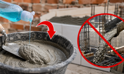 Pedreiro profissional ensina como melhorar a argamassa de cimento sem custo: um aditivo simples simplifica o vazamento da fundação