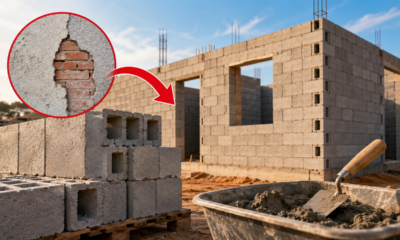 Levantei uma casa de 3 quartos em 8 meses usando blocos estruturais em vez de tijolo comum, economizei R$ 28 mil só em reboco e ainda ganhei 3 semanas de prazo