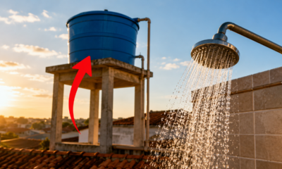 Por que sempre colocamos uma caixa-d'água no alto da casa e qual é a função dela no abastecimento