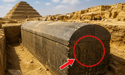 Sarcófago egípcio de 4 toneladas é encontrado após permanecer oculto por mais de 2.000 anos sob um antigo templo