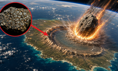 O asteroide que acabou com os dinossauros tinha um tipo raro de composição e veio de muito longe