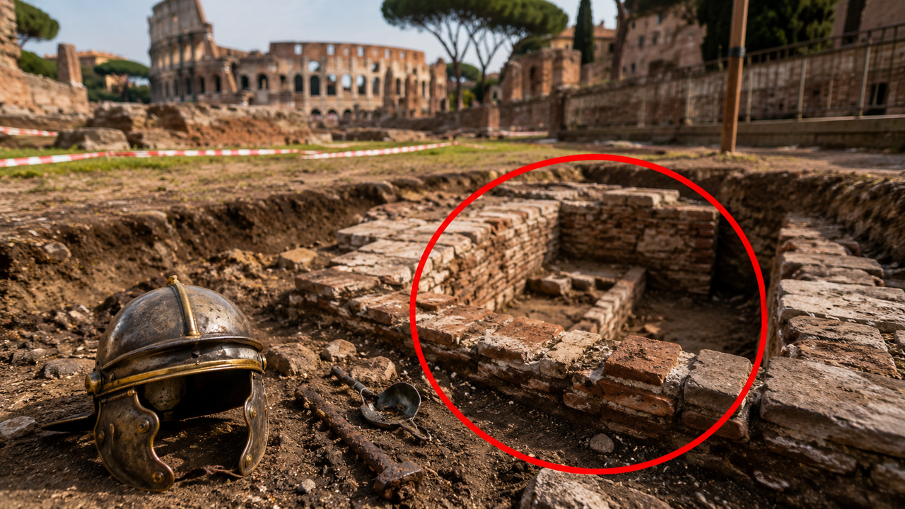 Enquanto reformam um muro em um parque de Roma, pedreiros encontram o que pode ter sido o quartel dos primeiros bombeiros da história