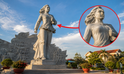 Estátua de Le Thi Rieng passa dos 8 metros e homenageia uma figura histórica de Bac Lieu