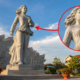 Estátua de Le Thi Rieng passa dos 8 metros e homenageia uma figura histórica de Bac Lieu