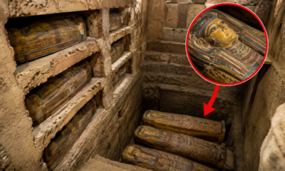 Câmara funerária egípcia de 4 toneladas é encontrada após permanecer lacrada por mais de 2.500 anos sob uma antiga necrópole
