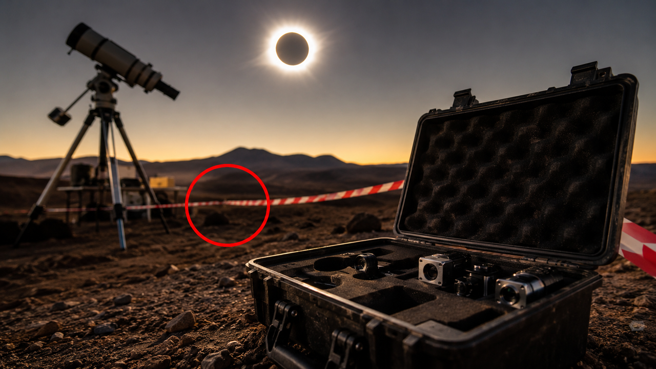 Após eclipse solar, instrumentos de astrofísicos avaliados em 50 mil euros são levados por desconhecidos