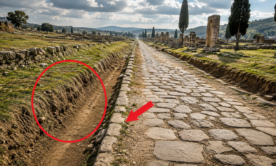 Estradas romanas tinham uma faixa de até 20 metros marcada por valas laterais e o motivo chama atenção