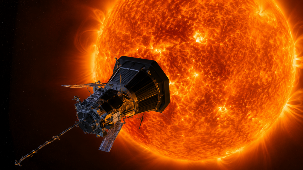 Em 2018, a sonda Parker Solar Probe que se aproximou do Sol enfrentou temperaturas extremas para estudar a atmosfera da estrela
