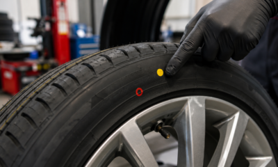 Pontos amarelos e vermelhos nos pneus do carro: o que significam e para que servem?