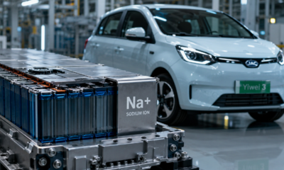 O primeiro carro de produção funciona com bateria de íons de sódio em vez de lítio