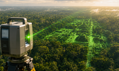 Mapeamentos a laser revelaram estruturas pré-colombianas escondidas pela vegetação, incluindo vias, canais e áreas urbanas ligadas por redes regionais na Amazônia antiga
