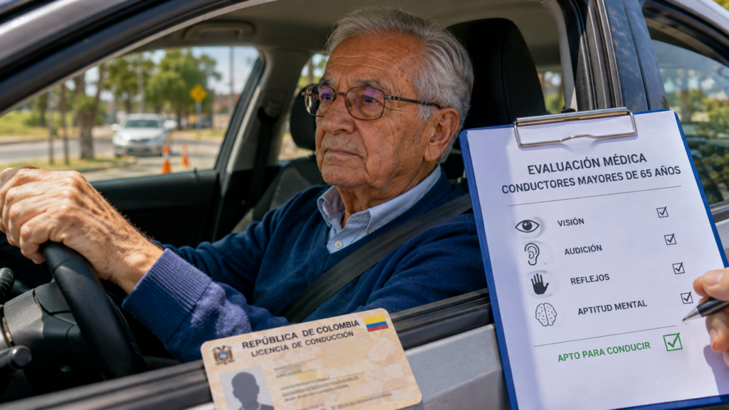 Carteira de motorista cancelada para pessoas com mais de 65 anos que não atendem a esse requisito