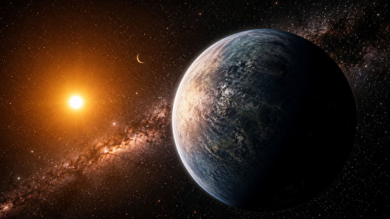 O exoplaneta HD 21749b, localizado a 53 anos-luz, tem três vezes o tamanho e 23 vezes a massa da Terra, além de completar sua órbita em apenas 36 dias