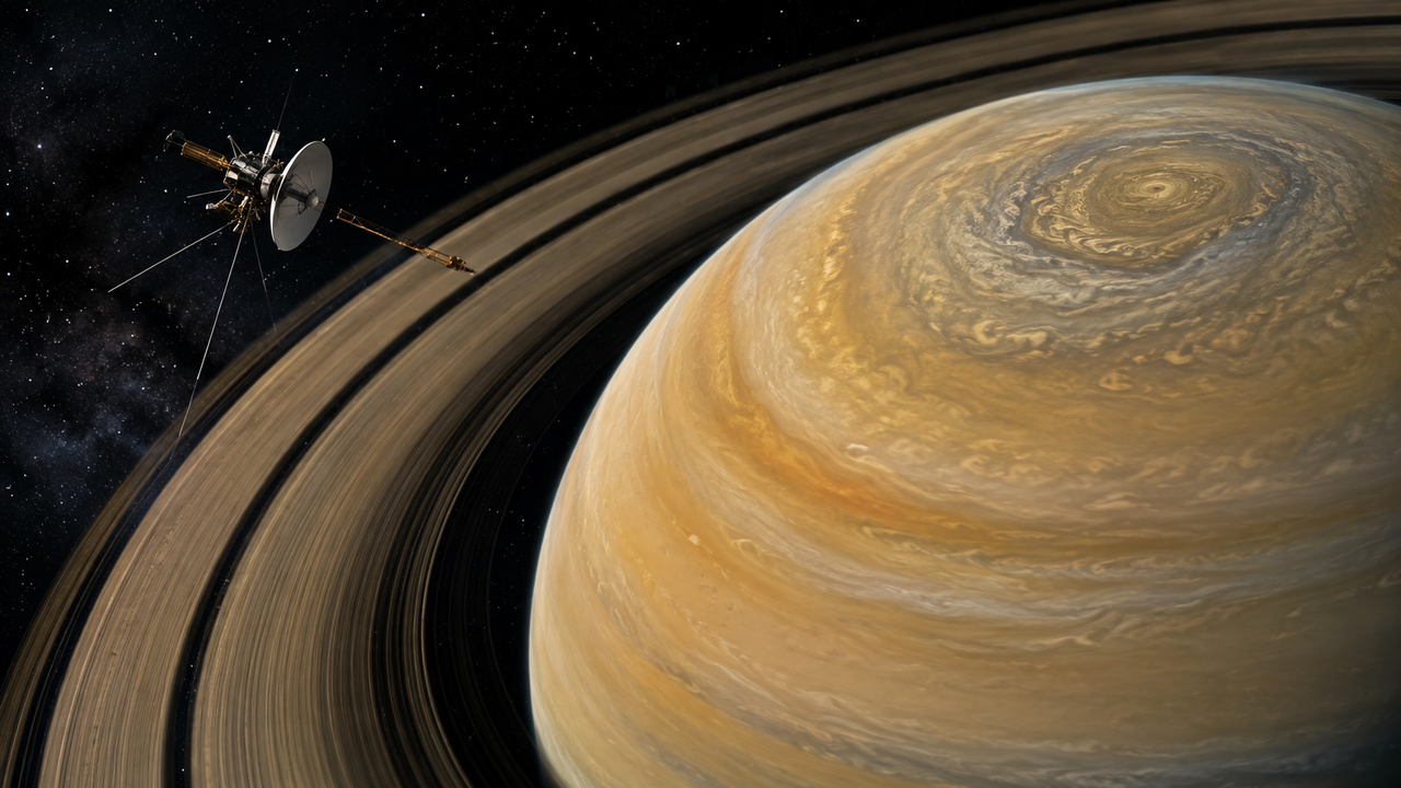 Em 1985, a sonda que mergulhou na atmosfera de Saturno enfrentou ventos extremos capazes de superar a velocidade de um furacão