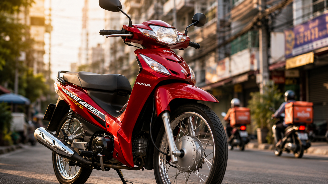 Honda Wave Alpha 2026 promete consumo de 58,1 km/L e preço equivalente a cerca de R$ 3,7 mil no Brasil, com foco em economia para o uso urbano diário