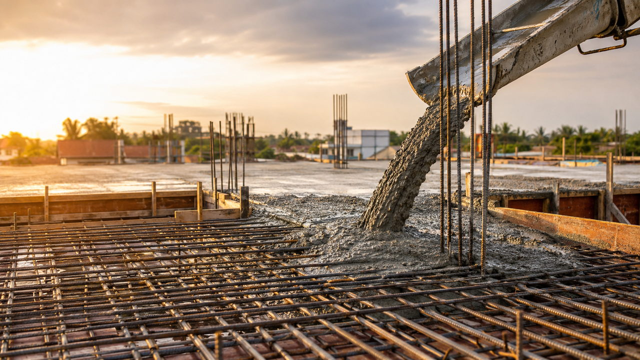 Meu irmão construiu uma laje de 50 m² e economizou R$ 20 mil na obra. O valor considera apenas os materiais usados na estrutura, sem incluir a mão de obra