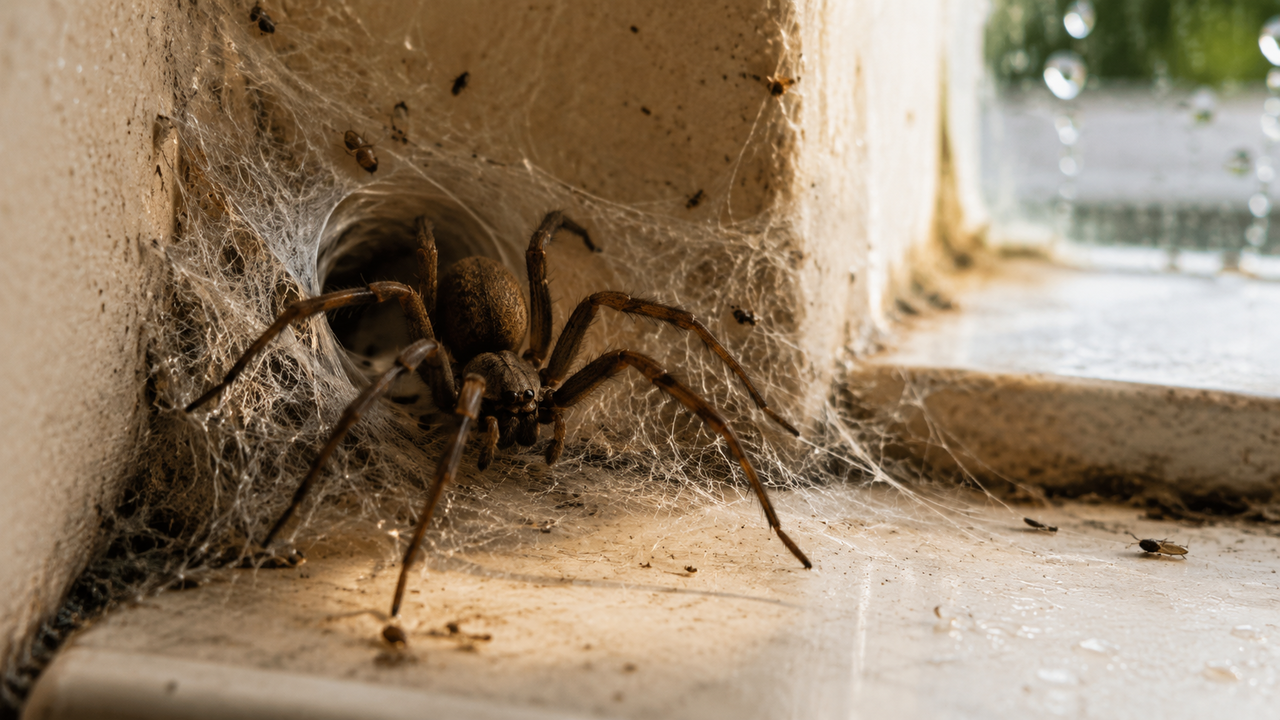 Apesar do susto, aranhas “domésticas” podem cumprir uma função no ambiente residencial ao capturar pequenos insetos