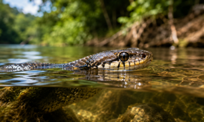 Cobras aquáticas desenvolveram adaptações para nadar, mergulhar e capturar presas em rios e lagos por períodos prolongados ao controlar o metabolismo e usar reservas de oxigênio