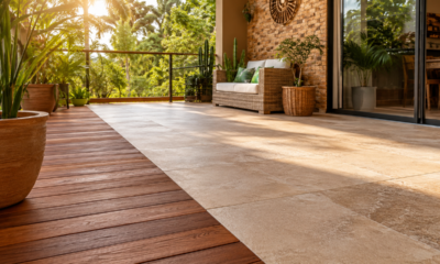 O que escolher para a varanda: porcelanato, deck de madeira ou pedra? A escolha certa depende de sol, manutenção e do quanto a área é usada