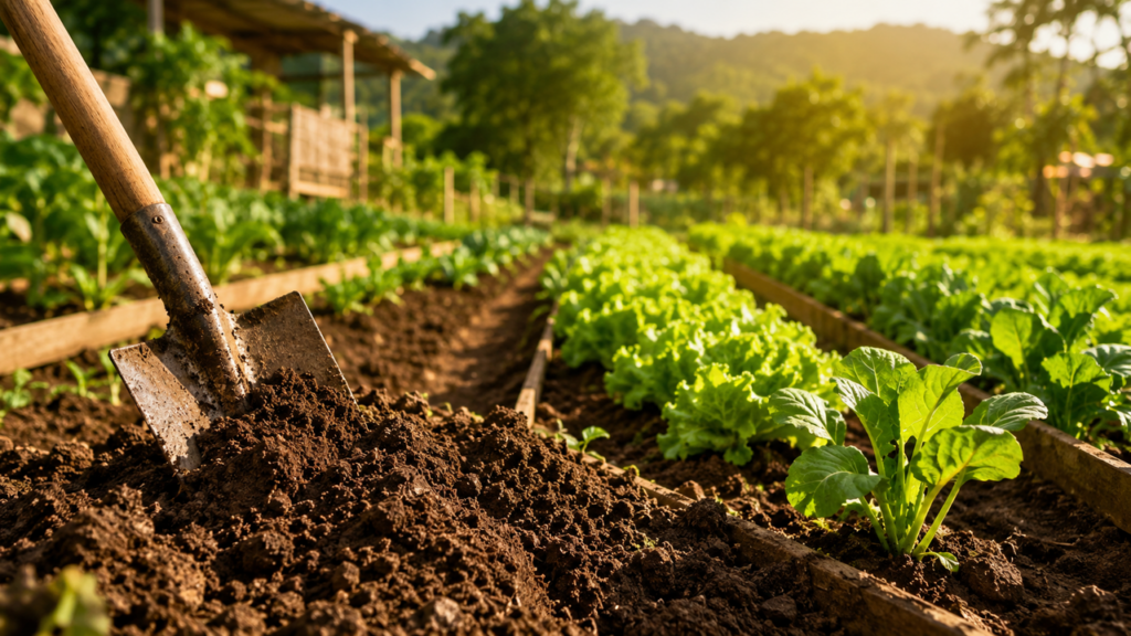 Dono de chácara decide criar uma horta no terreno e descobre o que precisa observar antes de preparar o solo para o cultivo