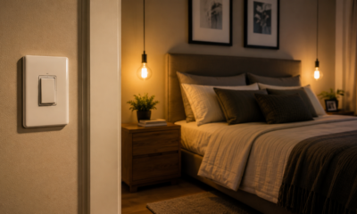 Onde instalar o interruptor do quarto para facilitar o acesso à iluminação e evitar mudanças na instalação elétrica
