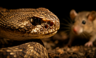 A cobra que consegue capturar presas maiores que a própria cabeça usando músculos, calor e movimentos precisos