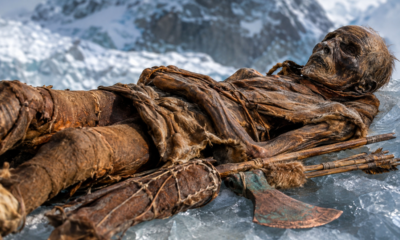 A múmia encontrada no gelo dos Alpes há mais de 5 mil anos com roupas, ferramentas e objetos pessoais preservados