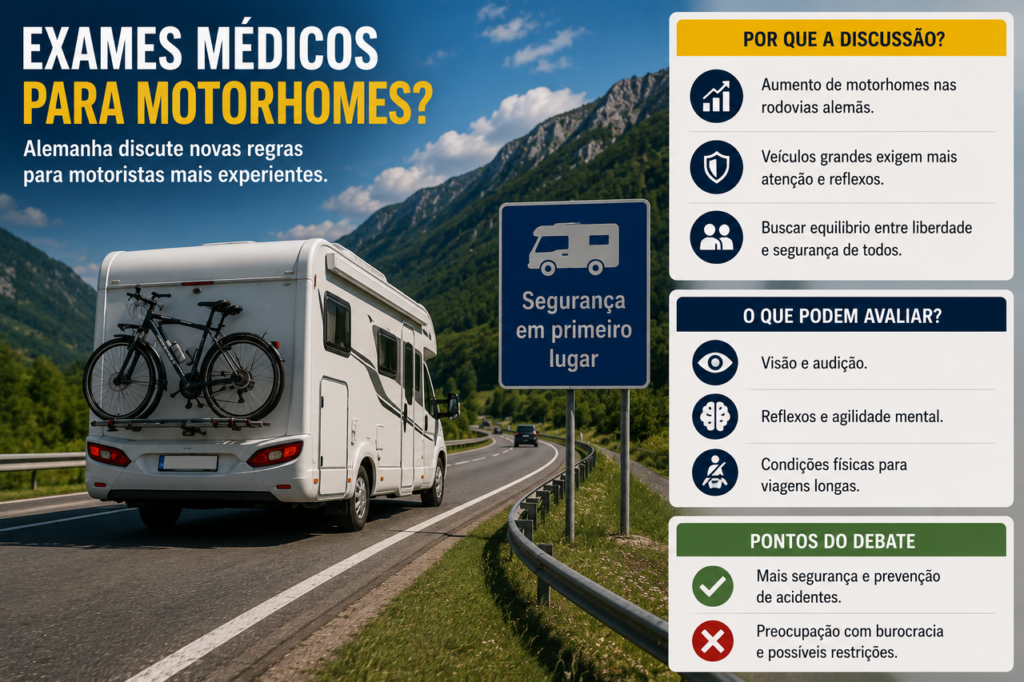 A aptidão para dirigir dos proprietários de motorhome deve ser verificada?