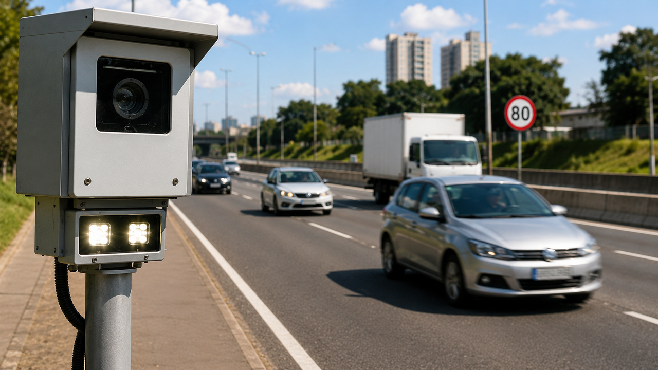 Como realmente funcionam as câmeras de velocidade? A partir dessa distância, a câmera mede a velocidade