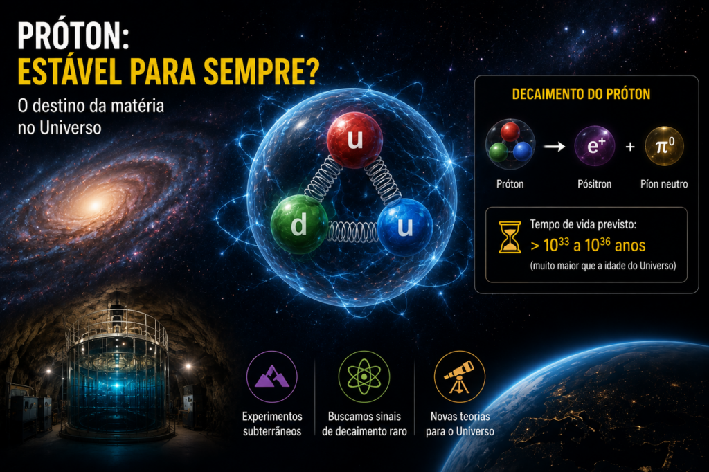 A partícula que pode decidir o fim do Universo: por que os cientistas estudam o próton há décadas