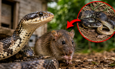 Confundida com uma cobra venenosa, essa espécie inofensiva pode ser uma das maiores aliadas no combate aos ratos