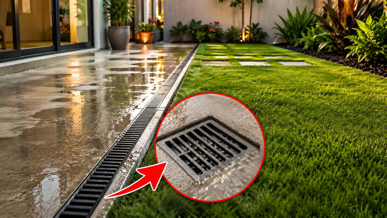 O que escolher para o quintal: piso, cimento queimado ou grama? A escolha certa depende de chuva, limpeza e do quanto a área é usada