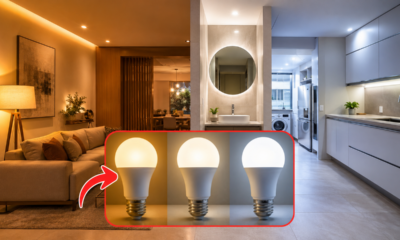O que escolher para iluminar a casa: lâmpada branca, amarela ou neutra? Cada uma muda a sensação do ambiente e pode incomodar no lugar errado