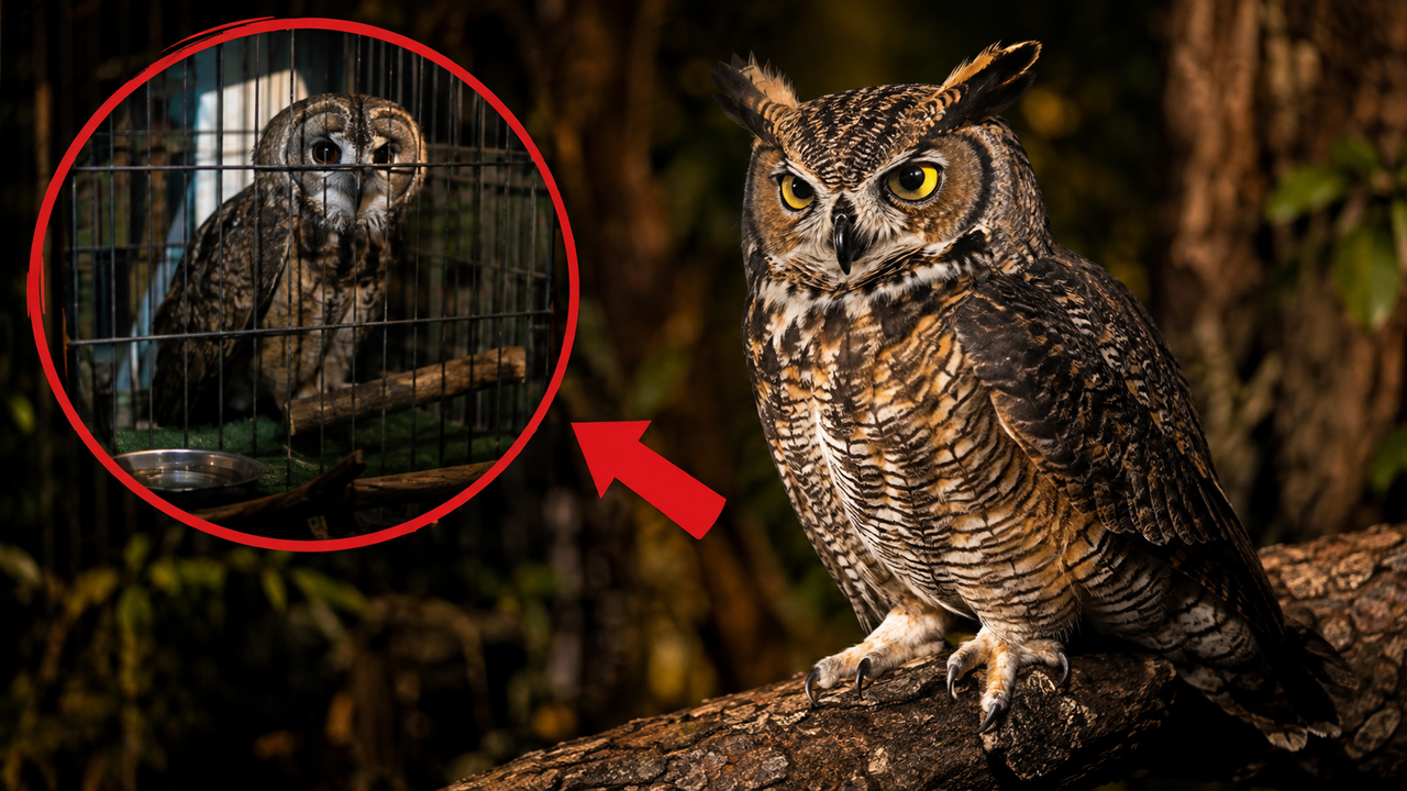 Um ornitólogo descobriu por que corujas nunca devem ser mantidas como animais de estimação: "Tudo o que se fala sobre elas é mentira”